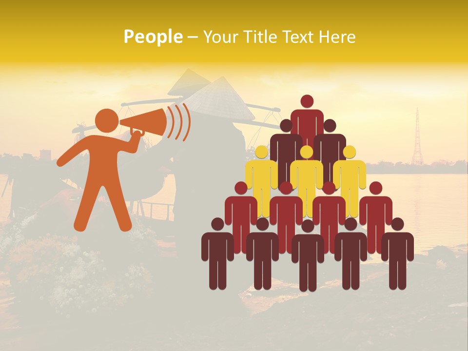 Market Life Hanoi PowerPoint Template