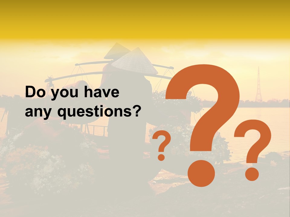 Market Life Hanoi PowerPoint Template