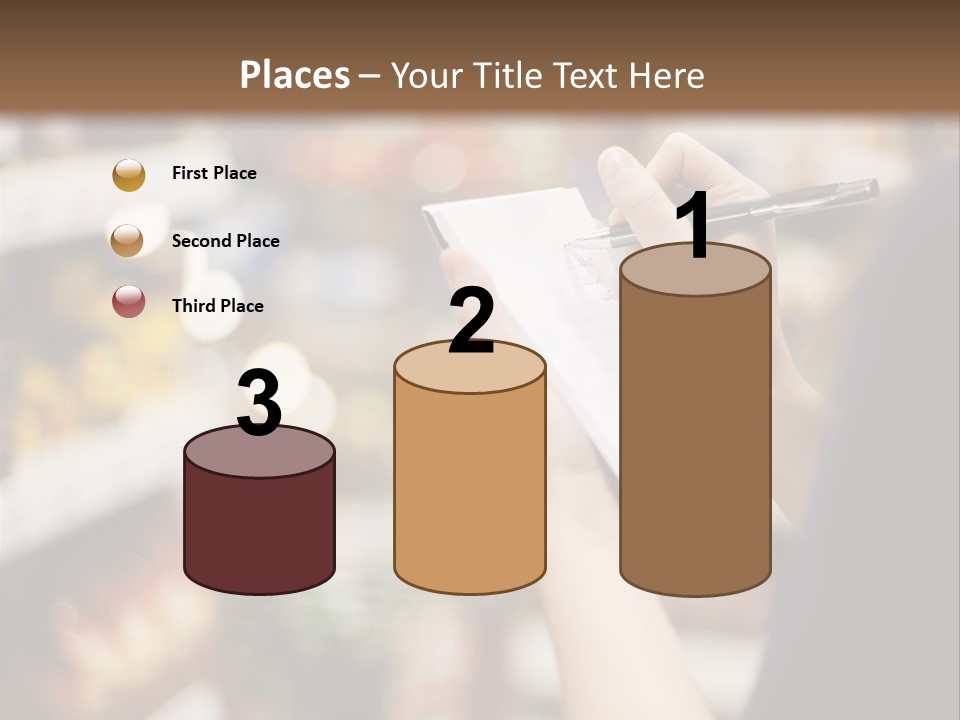 Writing Woman People PowerPoint Template