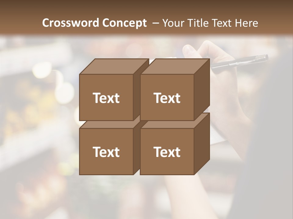 Writing Woman People PowerPoint Template