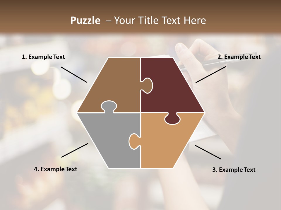 Writing Woman People PowerPoint Template