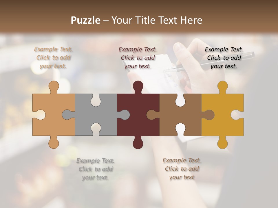 Writing Woman People PowerPoint Template