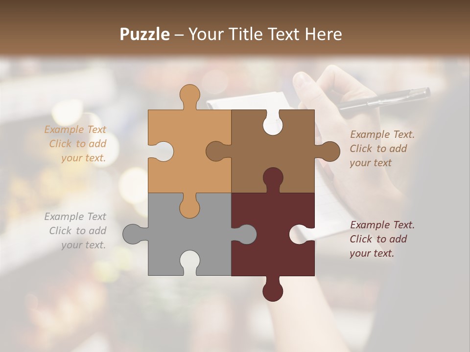 Writing Woman People PowerPoint Template