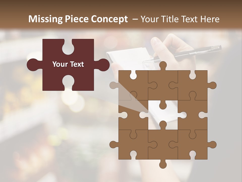 Writing Woman People PowerPoint Template