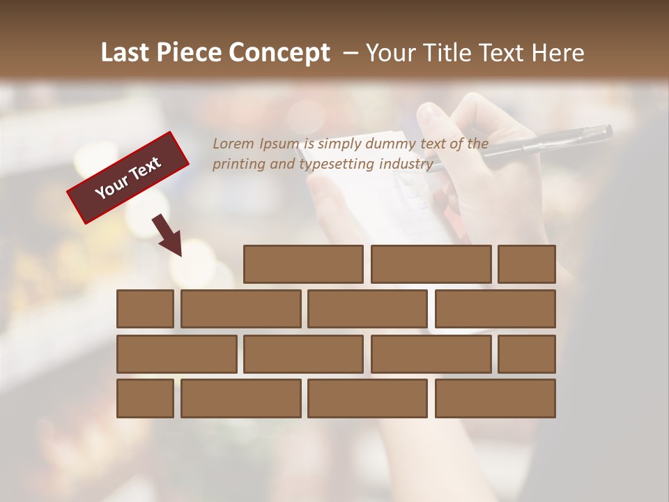 Writing Woman People PowerPoint Template