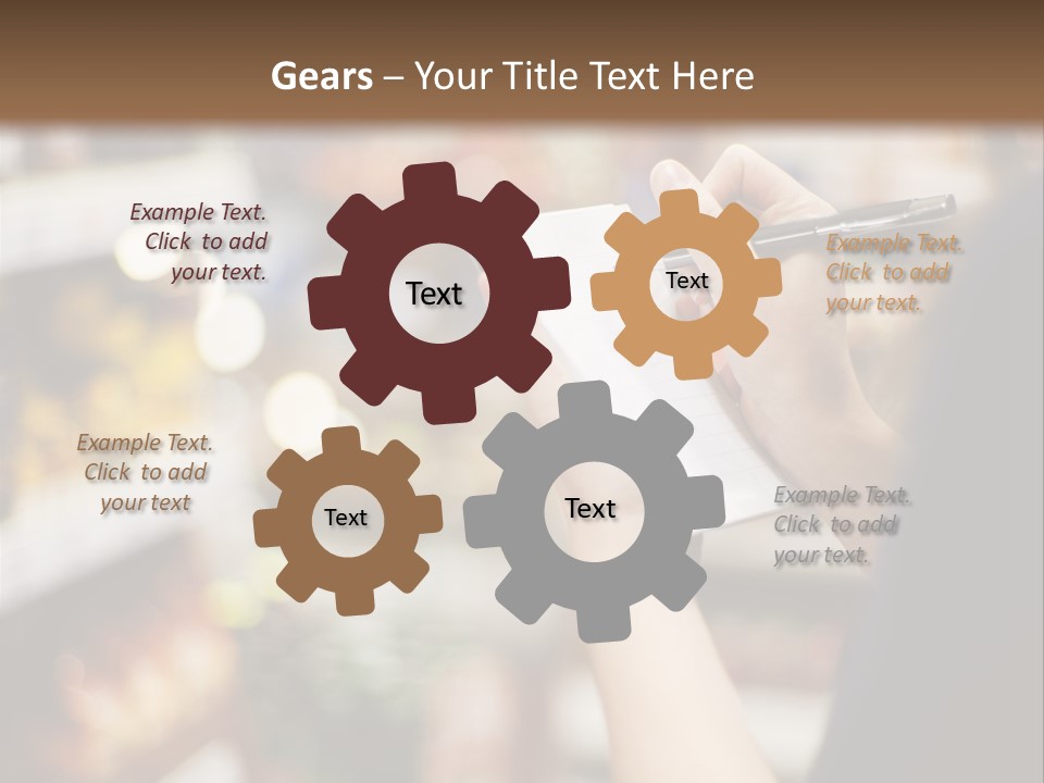 Writing Woman People PowerPoint Template