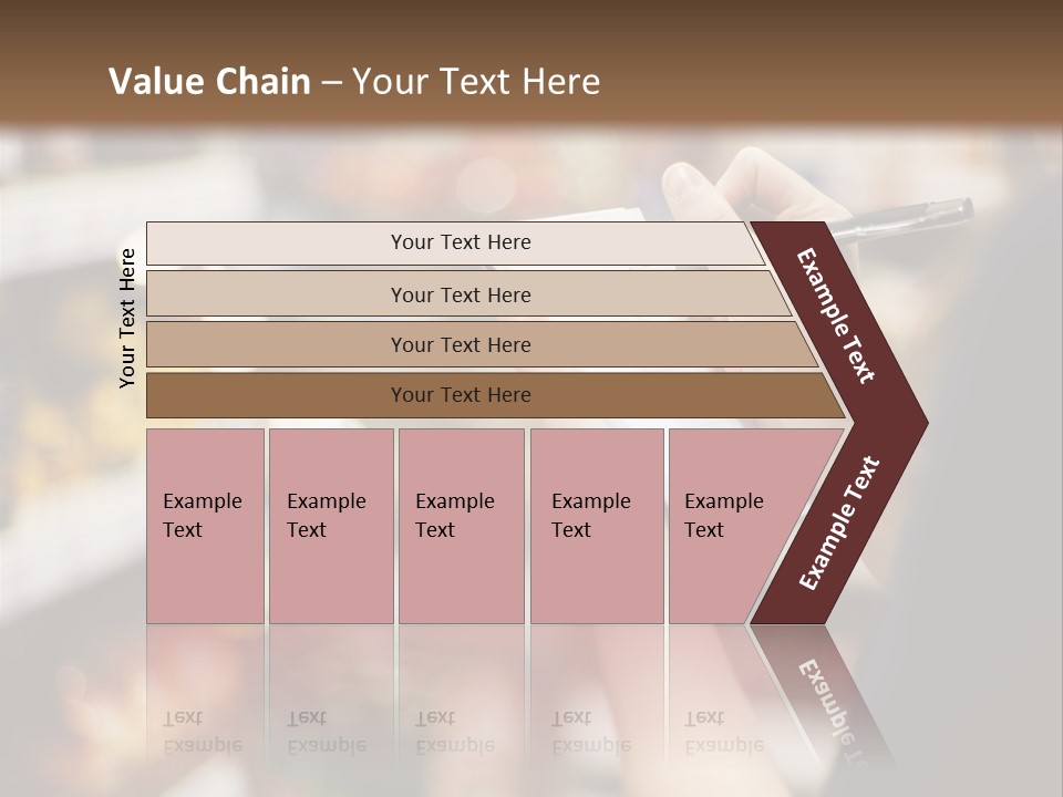 Writing Woman People PowerPoint Template