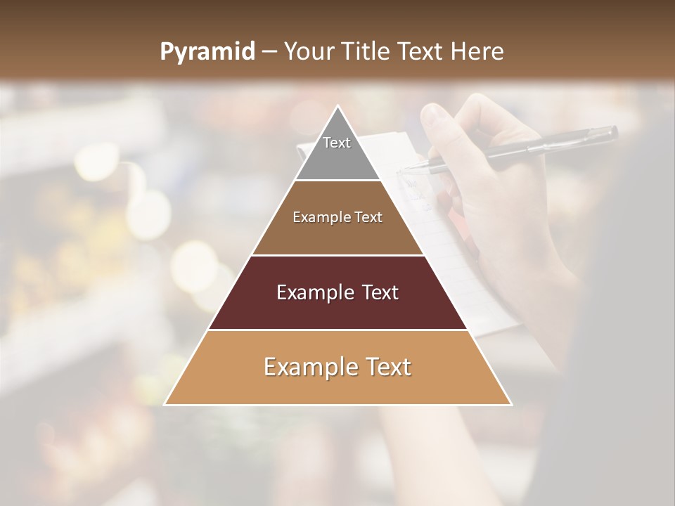 Writing Woman People PowerPoint Template