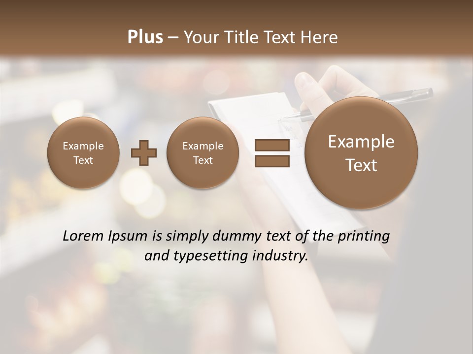 Writing Woman People PowerPoint Template