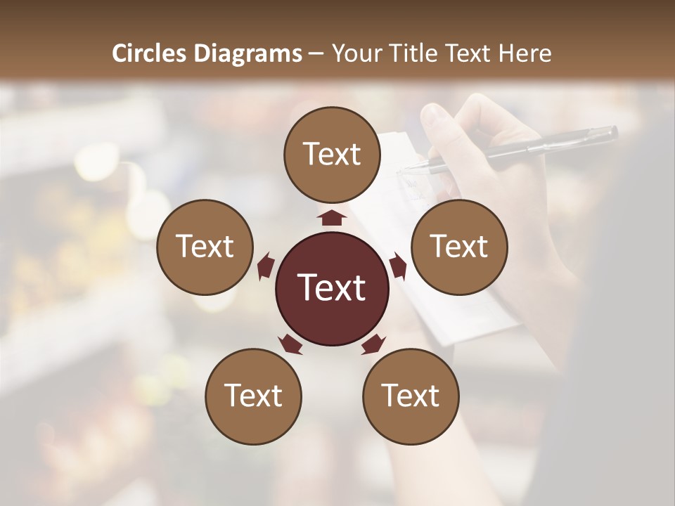 Writing Woman People PowerPoint Template