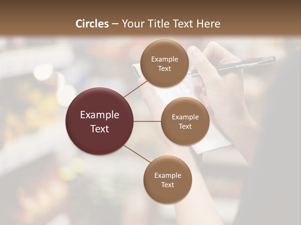 Writing Woman People PowerPoint Template