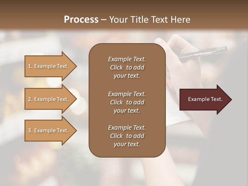 Writing Woman People PowerPoint Template
