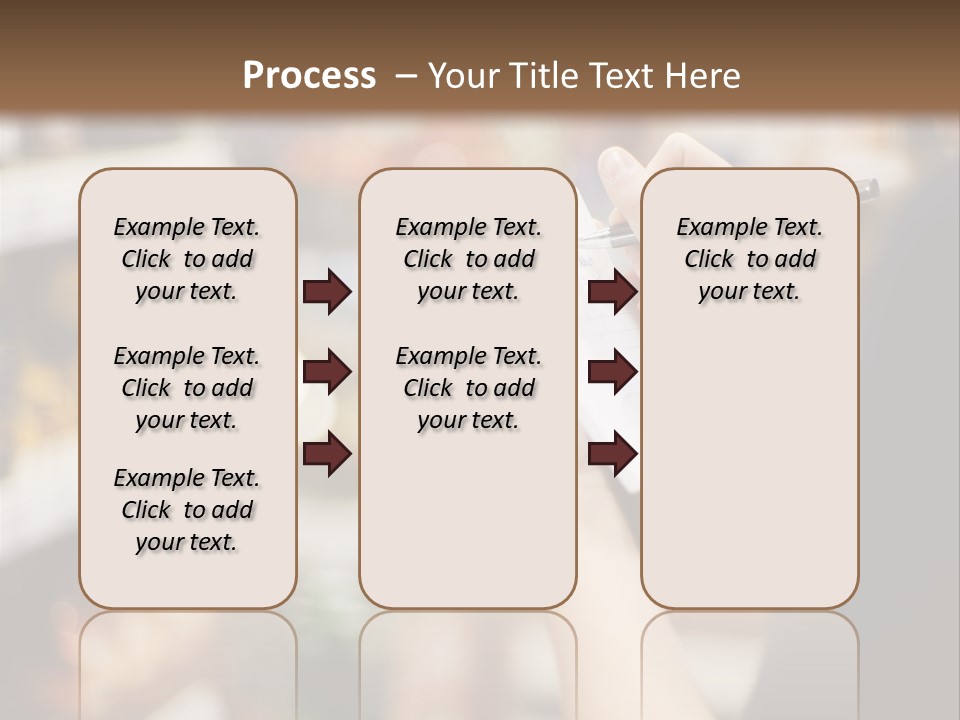 Writing Woman People PowerPoint Template
