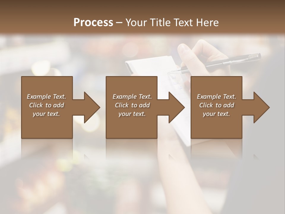 Writing Woman People PowerPoint Template