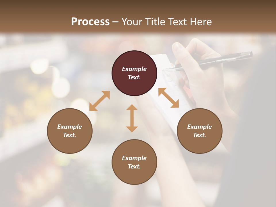 Writing Woman People PowerPoint Template