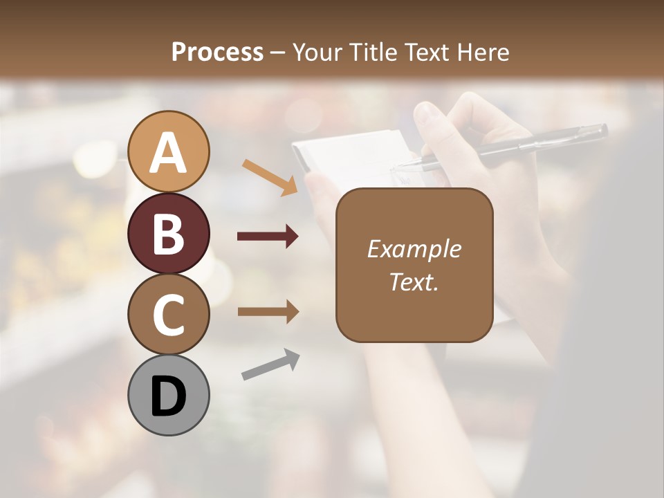 Writing Woman People PowerPoint Template