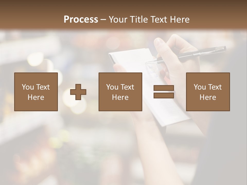 Writing Woman People PowerPoint Template