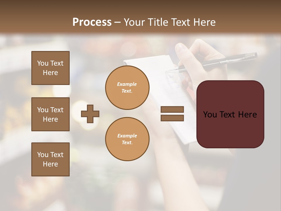 Writing Woman People PowerPoint Template