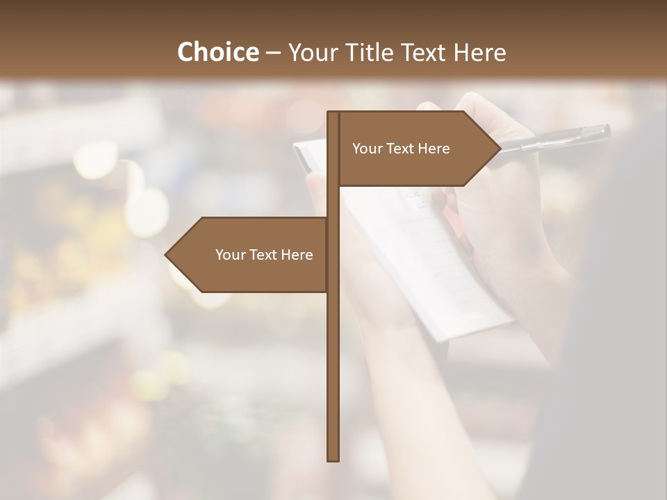 Writing Woman People PowerPoint Template