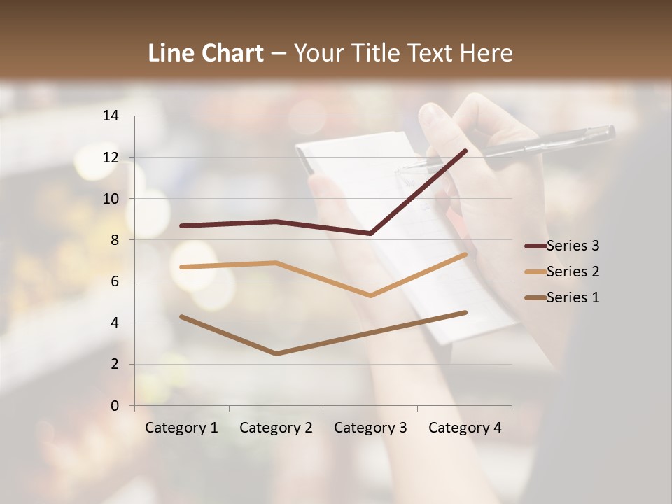 Writing Woman People PowerPoint Template