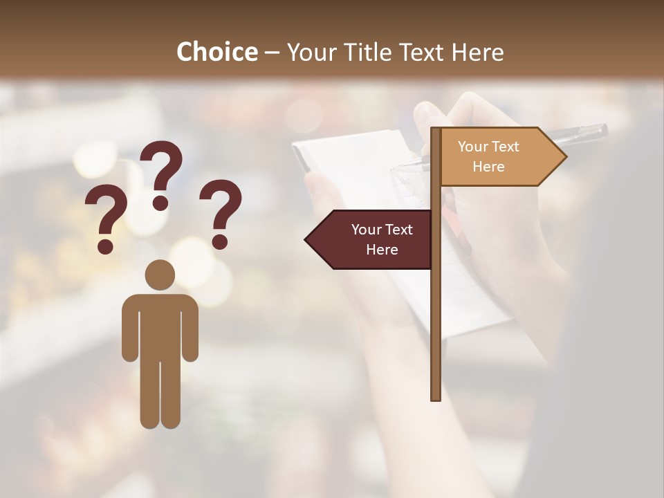 Writing Woman People PowerPoint Template