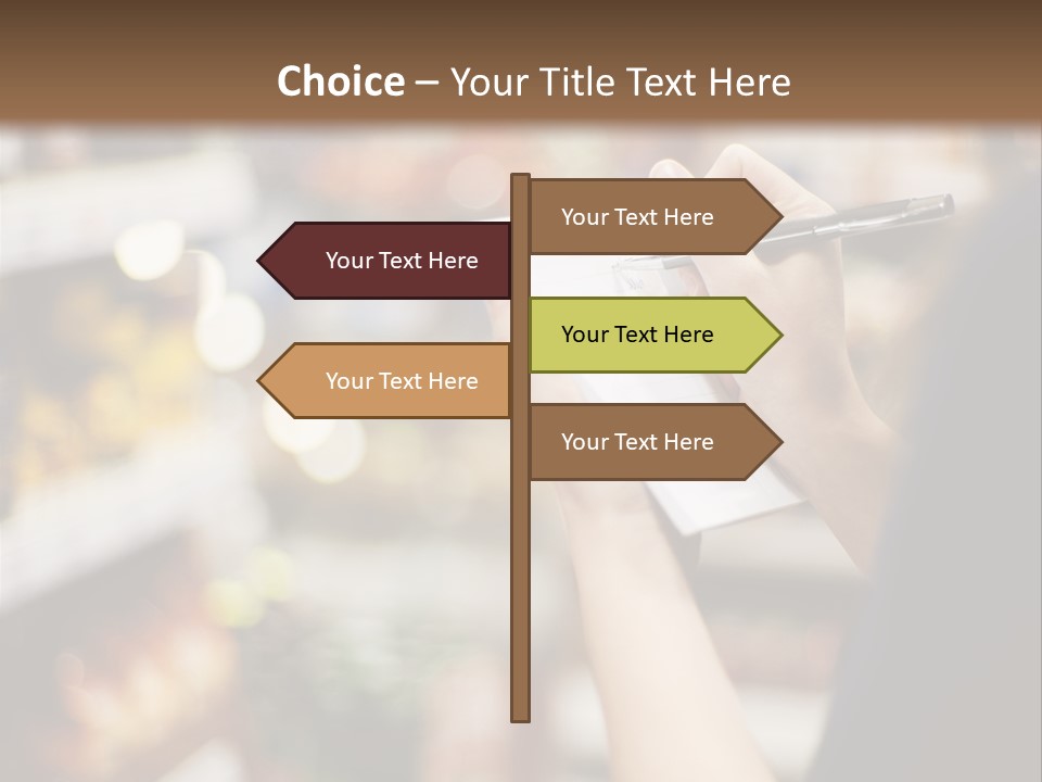 Writing Woman People PowerPoint Template