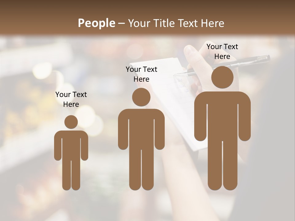 Writing Woman People PowerPoint Template