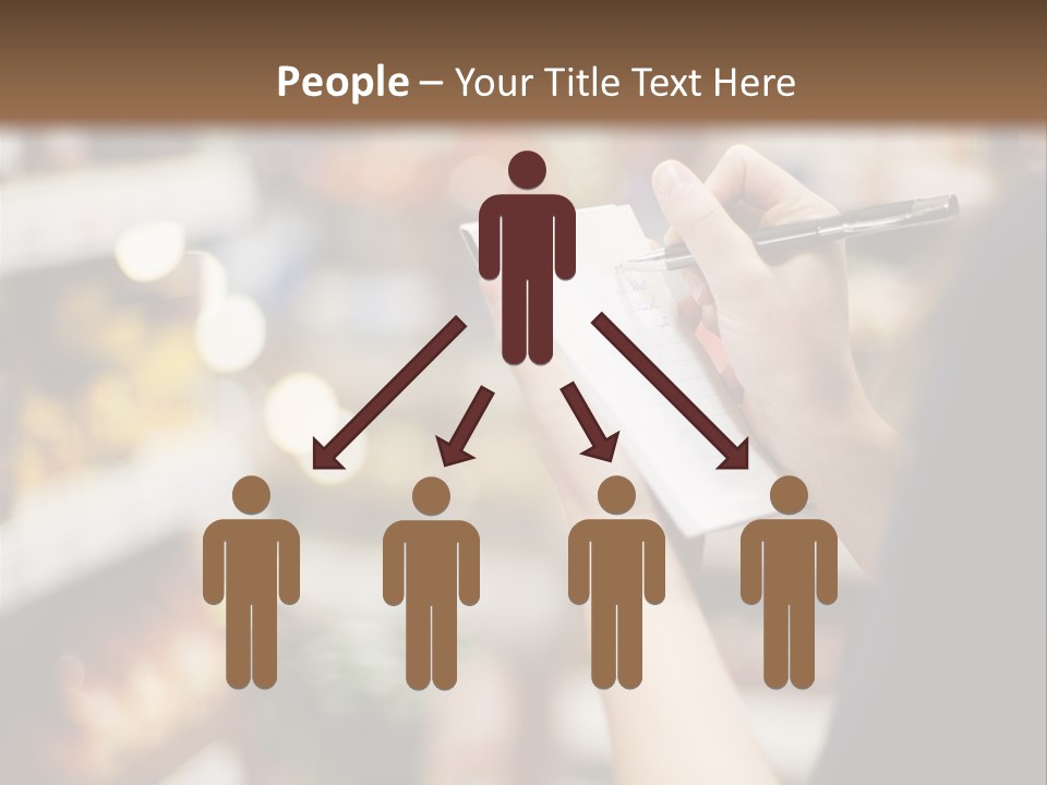 Writing Woman People PowerPoint Template