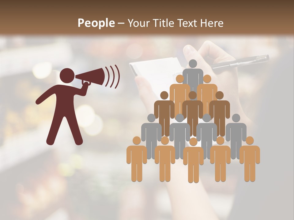 Writing Woman People PowerPoint Template