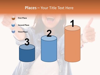 Gesture Woman Hand PowerPoint Template