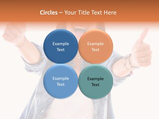 Gesture Woman Hand PowerPoint Template