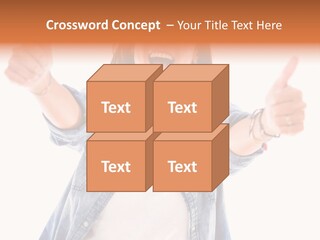 Gesture Woman Hand PowerPoint Template