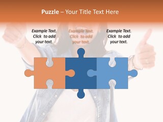 Gesture Woman Hand PowerPoint Template