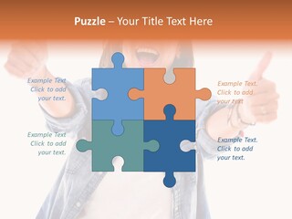 Gesture Woman Hand PowerPoint Template