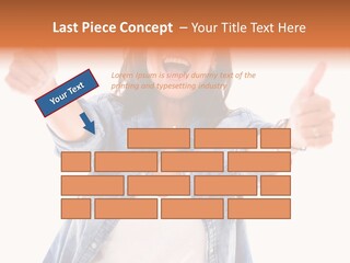Gesture Woman Hand PowerPoint Template