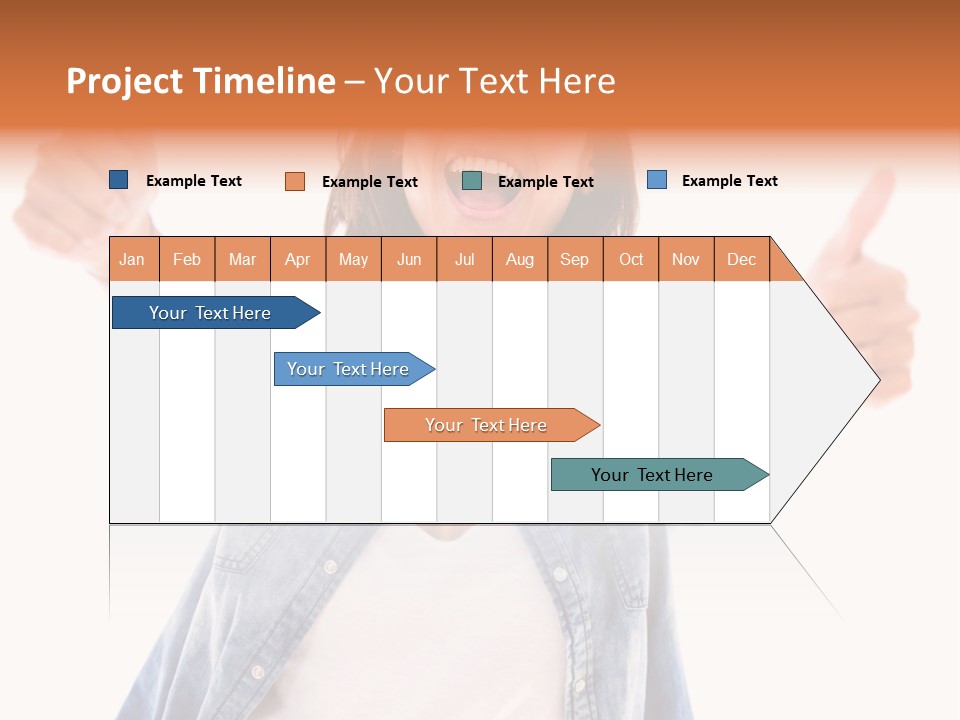 Gesture Woman Hand PowerPoint Template