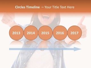 Gesture Woman Hand PowerPoint Template