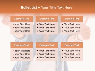 Gesture Woman Hand PowerPoint Template