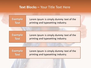 Gesture Woman Hand PowerPoint Template