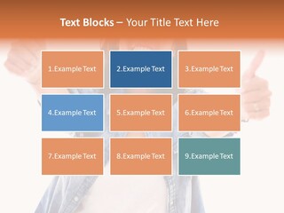 Gesture Woman Hand PowerPoint Template