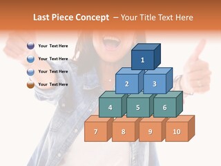 Gesture Woman Hand PowerPoint Template