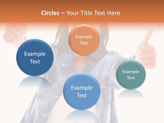 Gesture Woman Hand PowerPoint Template