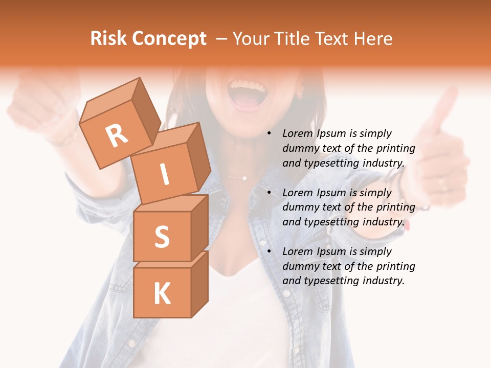 Gesture Woman Hand PowerPoint Template