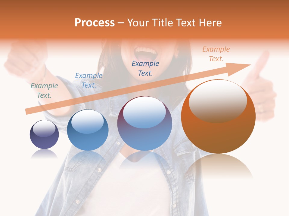 Gesture Woman Hand PowerPoint Template