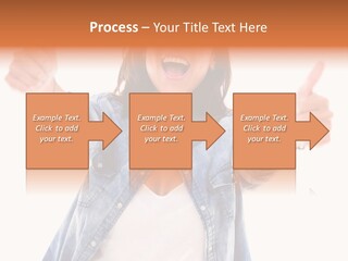 Gesture Woman Hand PowerPoint Template