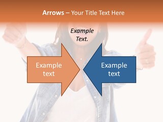Gesture Woman Hand PowerPoint Template