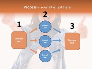 Gesture Woman Hand PowerPoint Template