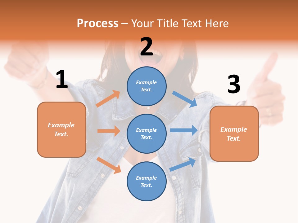 Gesture Woman Hand PowerPoint Template