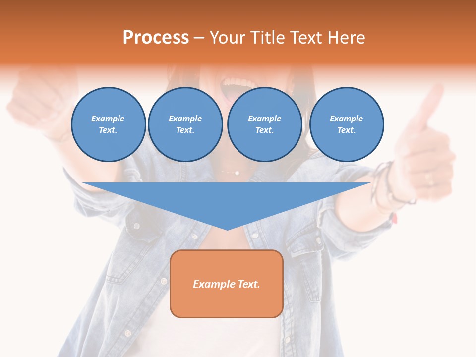 Gesture Woman Hand PowerPoint Template