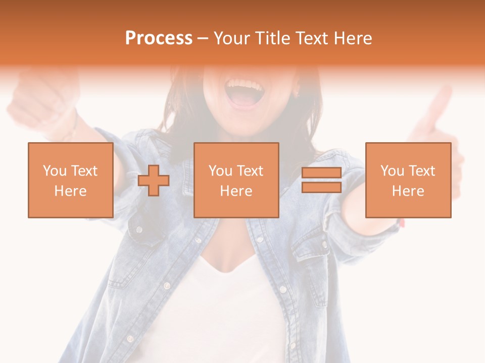 Gesture Woman Hand PowerPoint Template